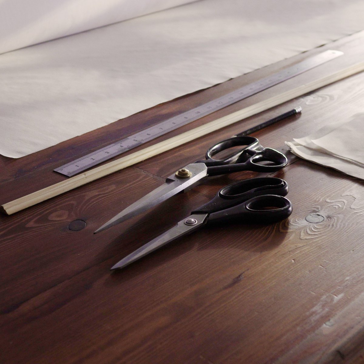 Lampshades start from simple beginnings, a pair of sharp scissors, some fabric, needle and thread, from this point anything is possible, that is why we don't stock lampshades, we make them to your order.

#lampshades #madeinengland #lampshademanufacturer #bespoke #lightingstudio
