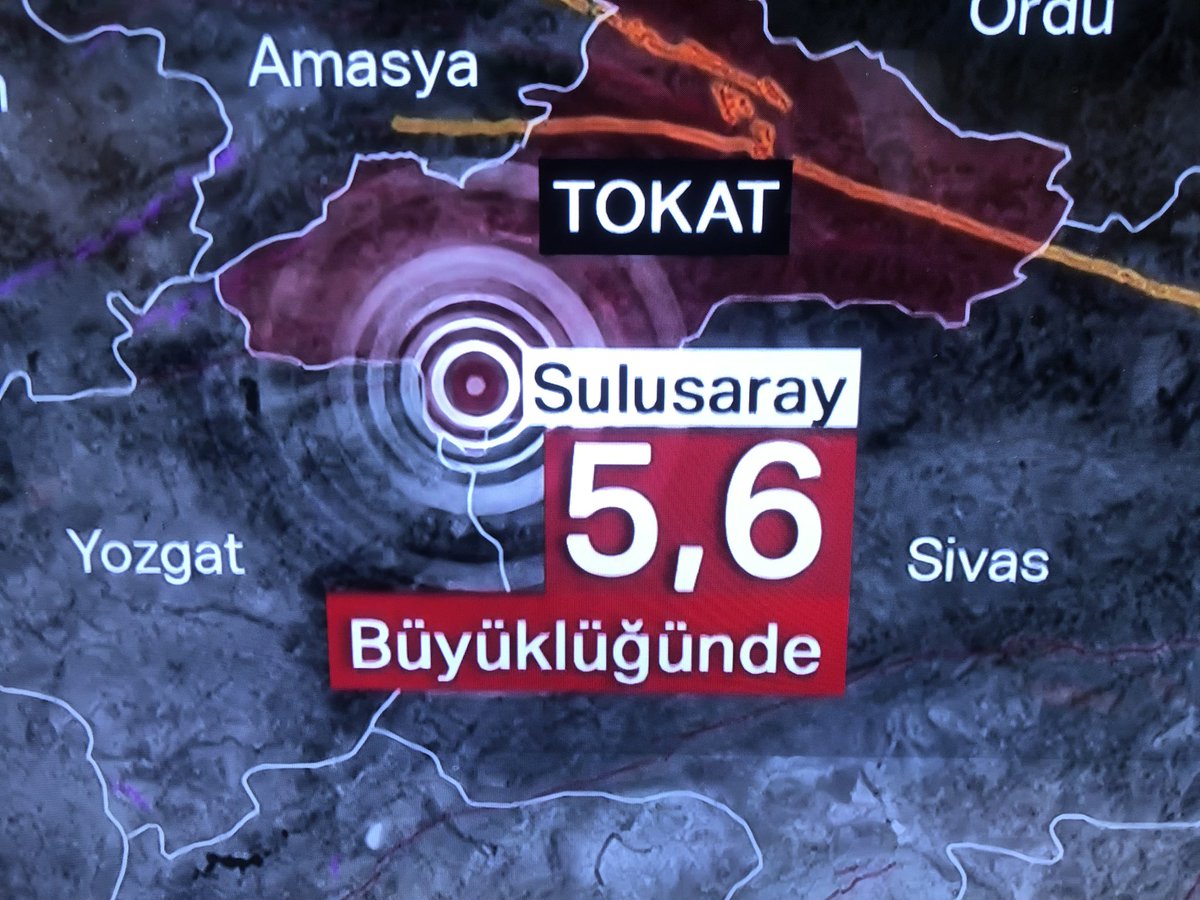 Köy evlerini etkileyebilecek bir #deprem #Tokat #Sulusaray M5.7