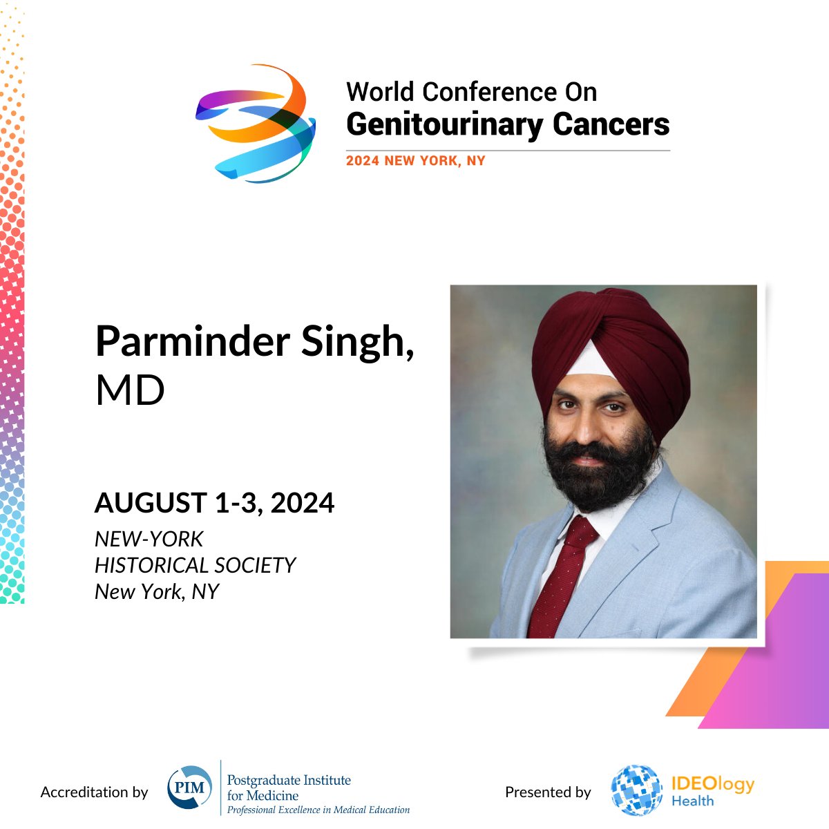 Delighted to have Dr. Parminder Singh on our faculty! Secure your seat today to learn from leading experts, connect with peers, and stay at the forefront of #GU advancements. See you in NYC: hubs.la/Q02tc2Hw0 #BladderCancer #cme #onctwitter