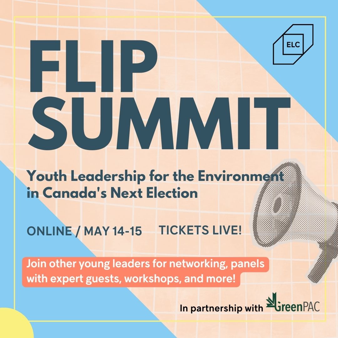 envleadershipCA's tweet photo. 📢Tickets are now LIVE for our 4th annual FLIP Summit: Youth Leadership for the Environment in Canada's Next Election. FLIP runs from May 14-15, 2024 and is fully virtual. 🎟️ Check out the agenda and register at https://t.co/3Scwp2rwI3!

#youthleadership #environment #cdnpoli https://t.co/yurRsRZkE2