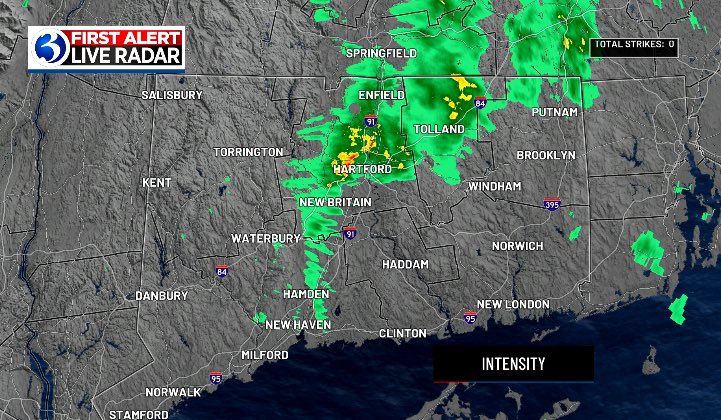 11:30am look at First Alert Live Radar🌧️ 🟢Coming up at 12pm on @WFSBnews & 12:30pm on WWAX I’ll have an update on when the rain 🌧️ will skedaddle & so much more.