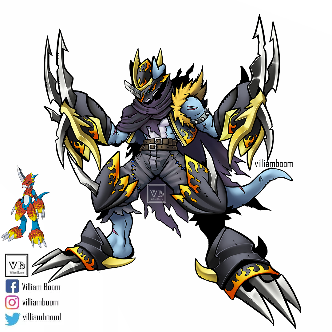 Commission done for @Xainetheheretic ! Black Flamedramon X-Antibody ! Based in the @SawadaFy original design #digimon #digimon02 #digimonart #digimonanimation25th #digimontcg #digimonadventure
