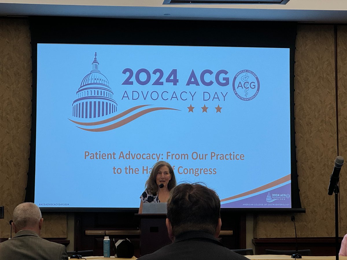 Wonderful to hear @RepKimSchrier speak about her journey from bedside as a pediatrician to congress, to advocate for patients @AmCollegeGastro #ACGAdvocacyDay2024