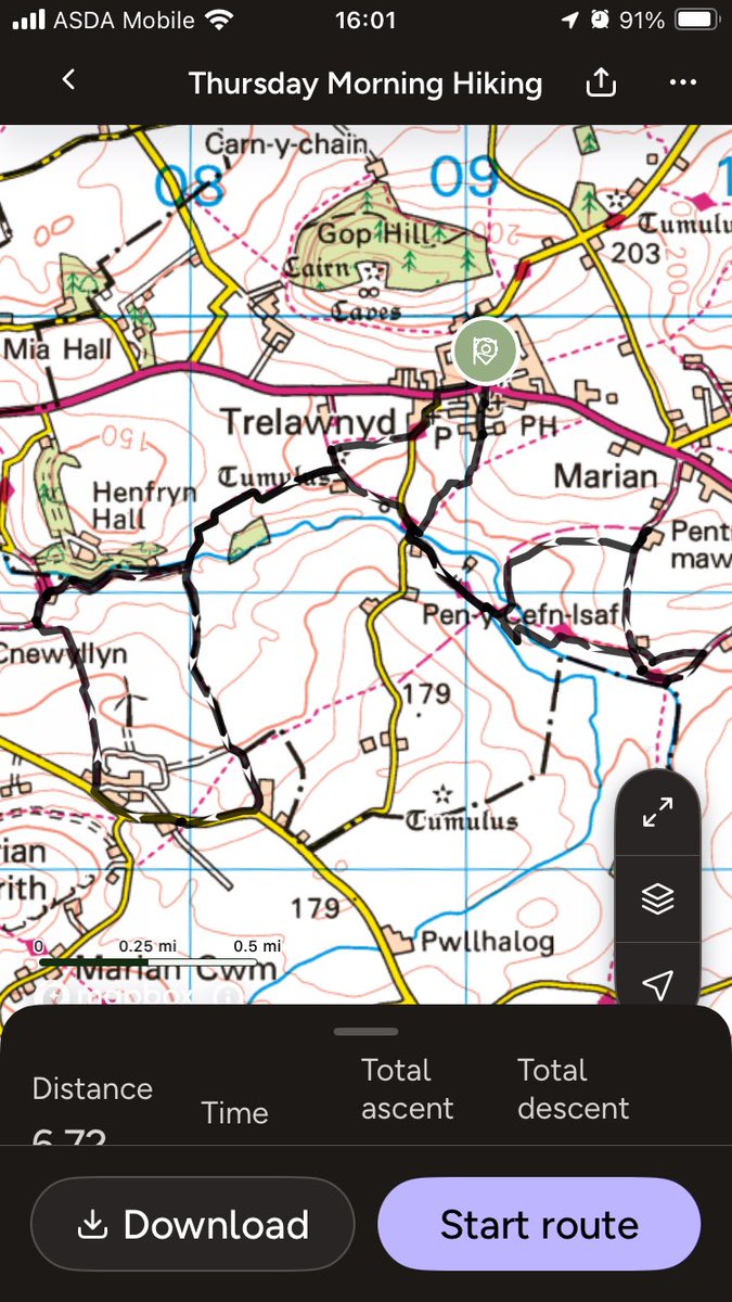 A wander around the Trelawnyd area earlier , with views of Gop hill and the old waterwheel at Marian mill

@RamblersCymru 
@tourism_fcc
@RamblersGB