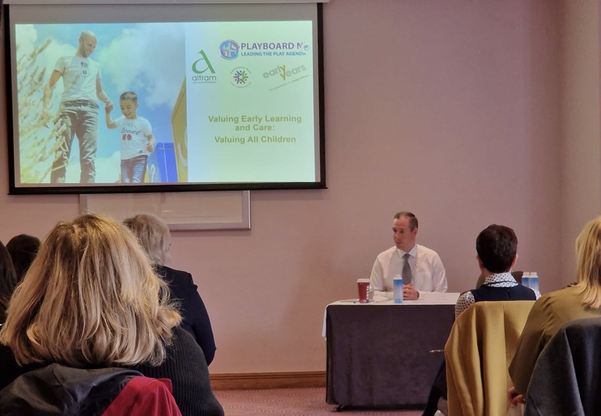 nirwnnews's tweet photo. Our Engagement Officer, Paula is in attendance at a meeting of The Early Education &amp; Childcare Engagement Forum.
Minister of Education @paulgivan is hearing the views of key stakeholders, including NIRWN on the need for an Early Education &amp; Childcare Strategy. #ChildcareStrategy https://t.co/fczIxfC7Gp