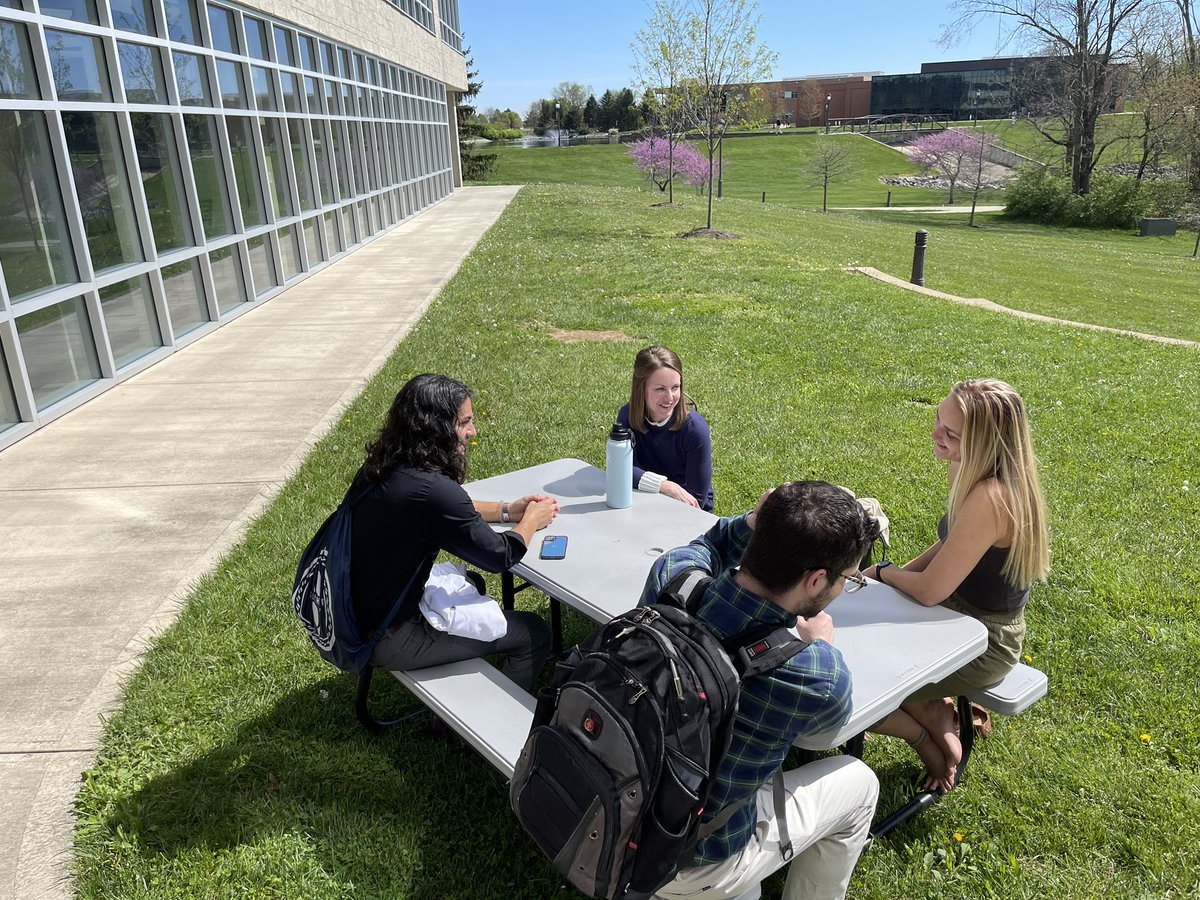 A beautiful day on campus for our APRN students to enjoy <a href="/TheGradSchoolCU/">The Graduate School at Cedarville University</a>