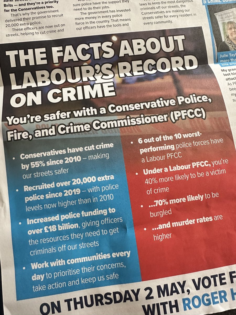 Since creation, Southends MP seat has been held every election by the Conservative Party, with <a href="/UKLabour/">The Labour Party</a> support increasing, local tories are going the whole hogg with ‘you will more likely be murdered under Labour’ distributing this free fake newspaper to voters 😂