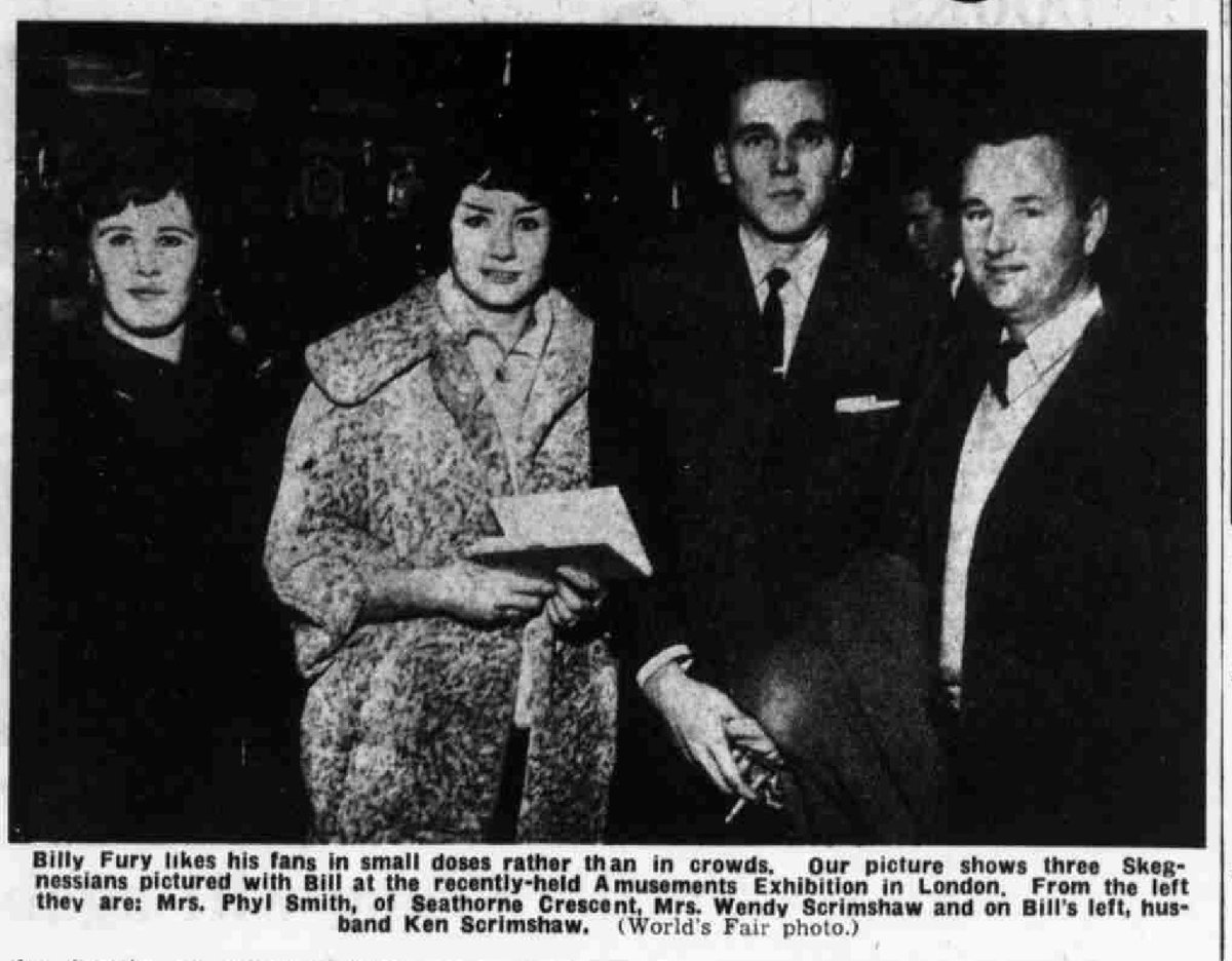 Another great local newspaper article and 'new' photo, this time from The Sleaford Standard, February 1963. Click the pictures to expand and read.
#billyfury