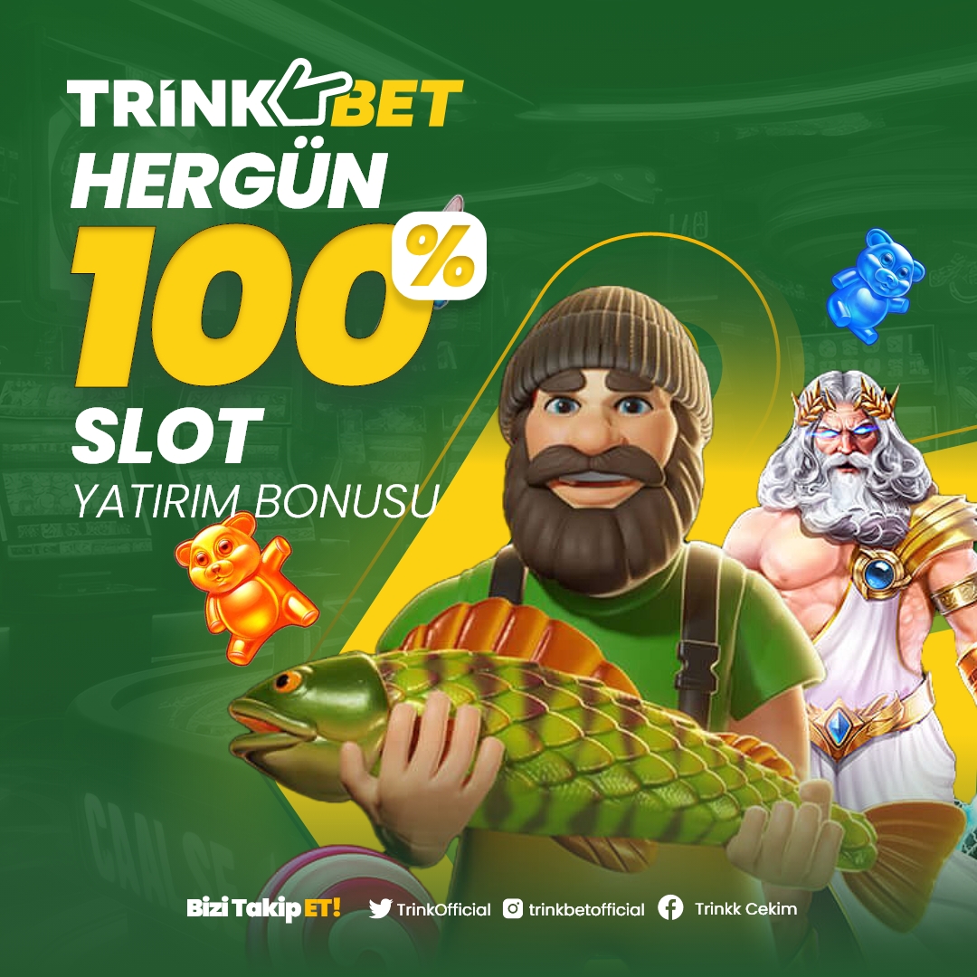 🏆💸#Trinkbet, yatırdıkça kazandırıyor!

🔥Günün ilk yatırımında %100 Slot bonusu sizleri bekliyor. 🎁

🎰 Her gün %100 slot yatırım bonusu ile şansınızı katlayın!🎰

🔗 bit.ly/Trinkbet