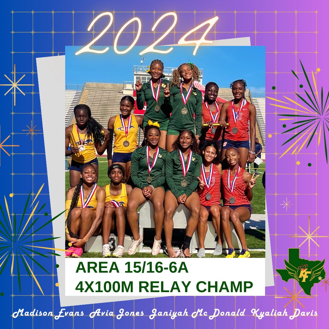 kftrackgirls's tweet photo. Good luck at Regionals Lady Golden Eagles 4x1!!
#UNFinishedBusiness
#WeNotMe
#FTF
#KFBAMN24
#ForestFast https://t.co/tAOOKVUF4J