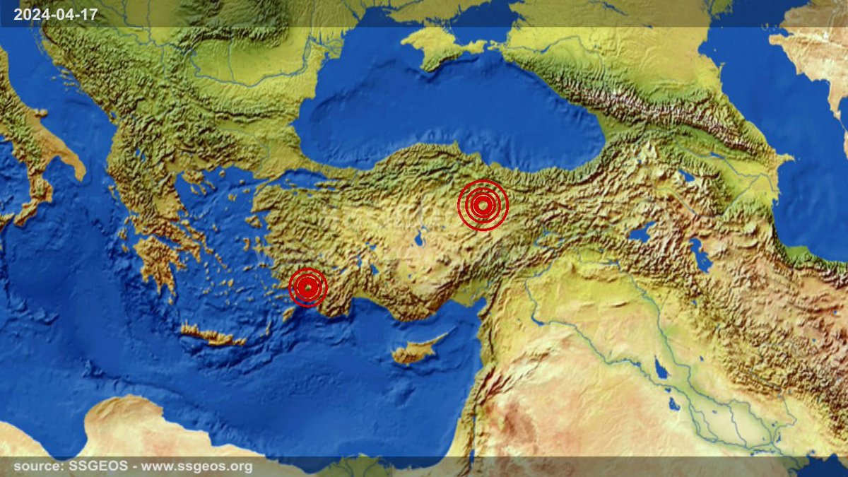 Sismik aktiviteleri inceleyen SSGEOS'un dün gece yaptığı paylaşım:

"Bugün Batı ve Orta Türkiye'de orta şiddette sarsıntı var. Önümüzdeki birkaç gün içinde daha güçlü sarsıntılar yaşanabilir."