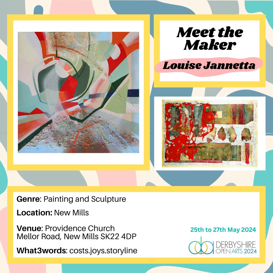 Meet the Maker: Louise Jannetta “Jannetta employs creative interrogation through haptic, lateral investigation. Her workshops and tutorials, at her studio, art groups and on YouTube inform her process in a perpetual cycle of creative feedback.” derbyshireopenarts.co.uk