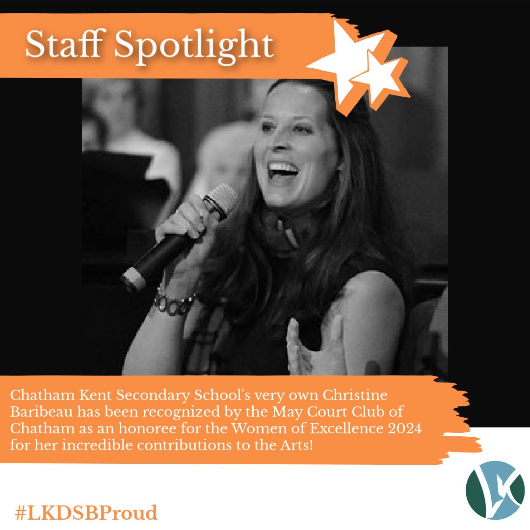 We will sing it from the rooftops, we are so #LKDSBProud she is part of our team! For more details, visit our Instagram or Facebook page!