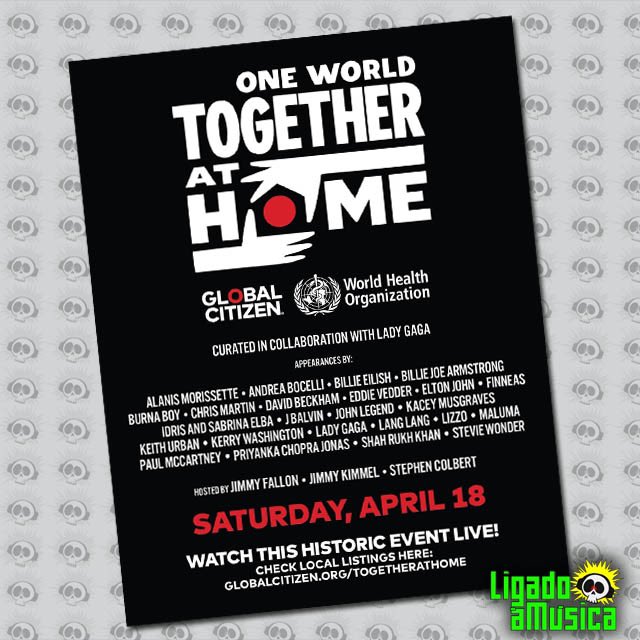 Há 4 anos, acontecia o 'One World: Together at Home' (Um Mundo: Juntos em Casa), festival online da #OMS em parceria com #LadyGaga para ajudar ao combate da pandemia do novo coronavírus. 

#oneworldtogetherathome #ligadoamusica