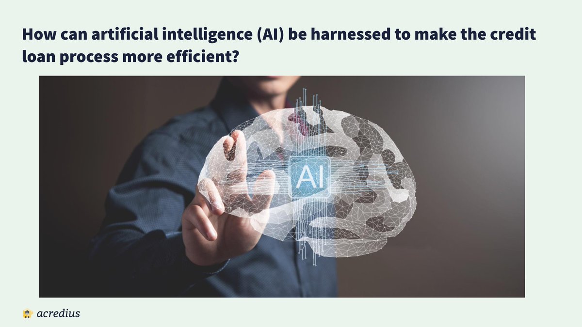Lending is a risky industry, which requires careful planning of the credit lending process.   
AI can help to streamline the process by detecting wrong signals in loan applications.  
Read more here: cutt.ly/R7TRtZB