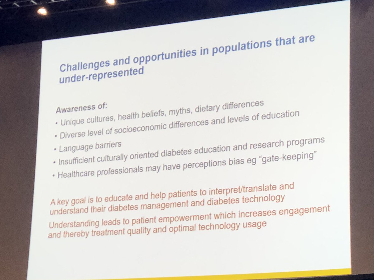 Really helpful aide memoir when talking with children with diabetes from diverse populations - thanks May! @mayng888 #DUKPC