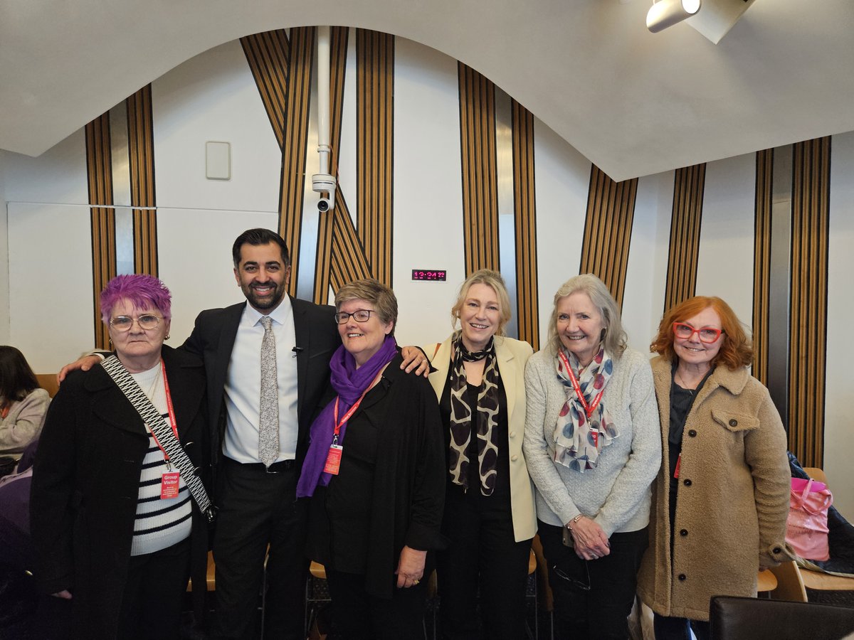 GMartinMSP's tweet photo. 💜 Thank you to all the women who came to  The Scottish Parliament today as they continue their fight for justice.
🙂 It was a real pleasure to meet with the women from the north-east.
✍️ Thank-you to my colleague Clare Haughey MSP for organising. https://t.co/7aTBYjEI0W
