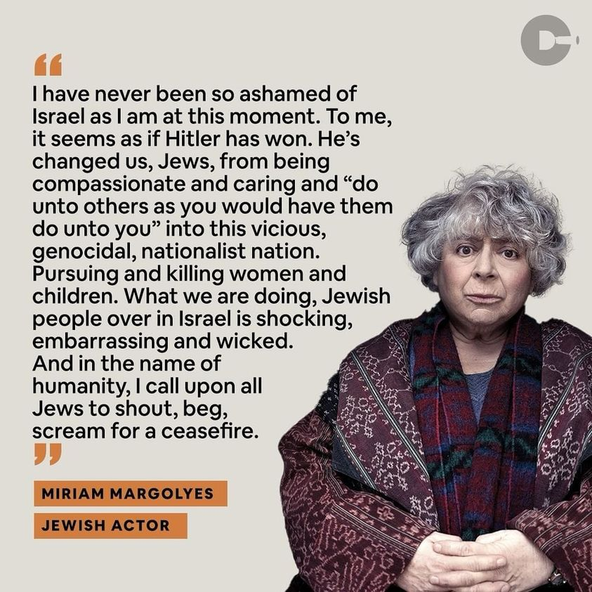 BladeoftheS's tweet photo. Miriam Margoyles always right. https://t.co/jtel5Kf0tb