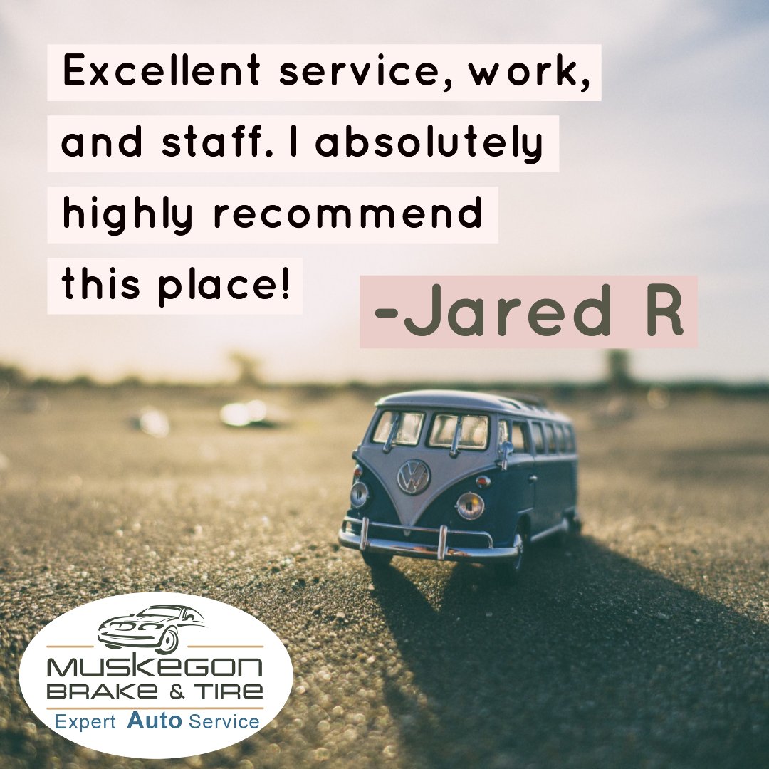 We educate our customers so they can make the best choices for their car and their budget. At Muskegon Brake & Tire you get honest feedback and advice on what should be done, and what can wait. Come see why our customers love us! 
#fivestarreview #muskegonbrake #autorepair