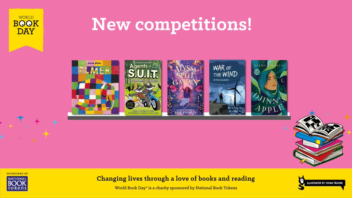 New competitions alert! Don’t miss out on the chance to win these brilliant prizes… 📚 Enter now on our website - worldbookday.com/competitions/