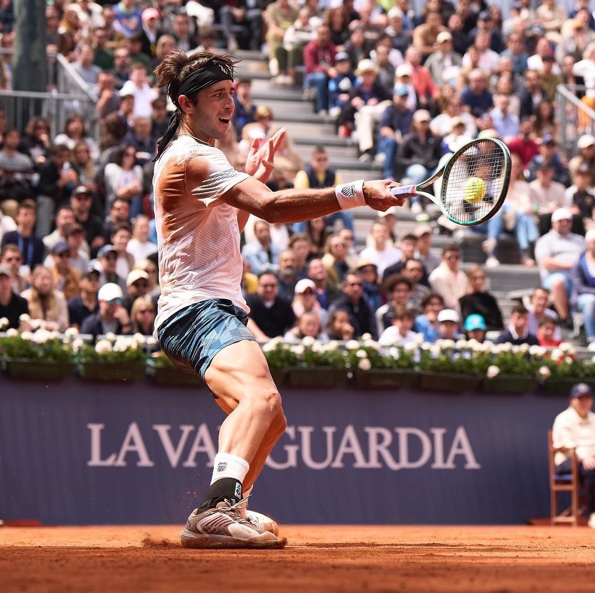 Otra gran alegría en @bcnopenbs 🧱🇪🇸 ¡Gracias por seguir acompañándome! A dejar todo mañana en cuartos de final 💪🏽