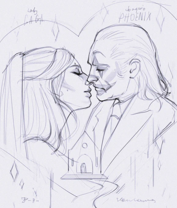 the sketch                          the final poster 