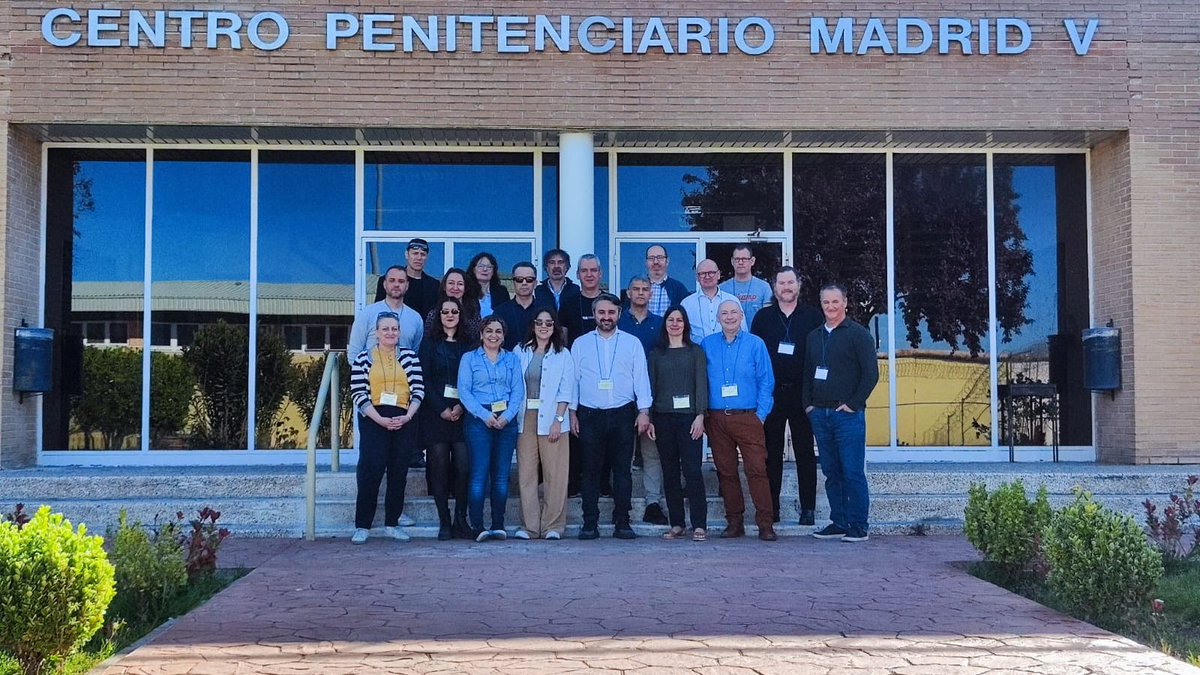 detect_drug's tweet photo. 🏢The consortium of @detect_drug alongside with the contractors visited the Centro Penitenciario Madrid V in Spain. 

🔚Undoubtedly, it was a unique experience and the perfect closure to the two-day consortium meeting.

#drugdetect #EUSecurityResearch #drugdiscovery #technology https://t.co/1B2zf2Y0su