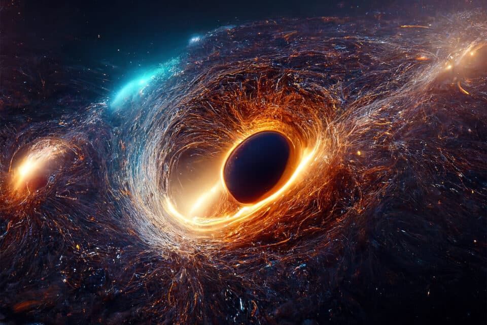 Near a black hole, time slows down significantly due to the intense gravitational pull. This effect, known as time dilation, means that time passes more slowly for an observer close to the black hole compared to someone farther away. #science #facts #sciencefacts #blackhole