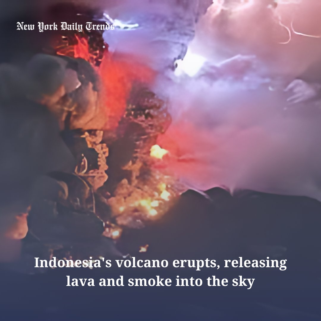 Mount Ruang in Indonesia erupted again, triggering evacuations. No casualties reported. Ash column reached 2.5km. #nydailytrends #newyorkdaily #IndonesiaVolcanoEruption #VolcanoEruption #IndonesiaVolcano #naturaldisaster #mountruang #injuries #WednesdayMotivation