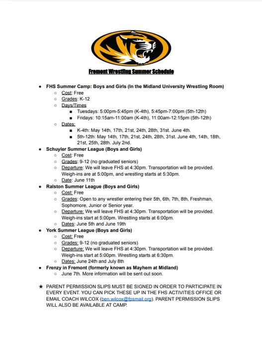 Image from FHS ACTIVITIES (@fhstigersports)
