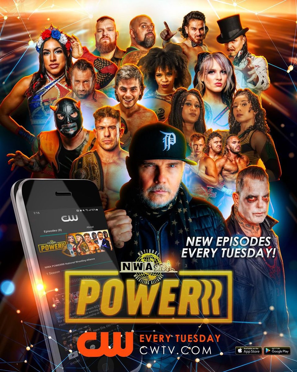 WreckingBall75's tweet photo. Watch NWA Powerrr ANYTIME for FREE on the CW Network App!!! Fixers Rule!!!
#nwa #nwapowerrr #cwnetwork #fixers #fixersrule #wrestling #prowrestling #cw https://t.co/t9UtpzYWDg