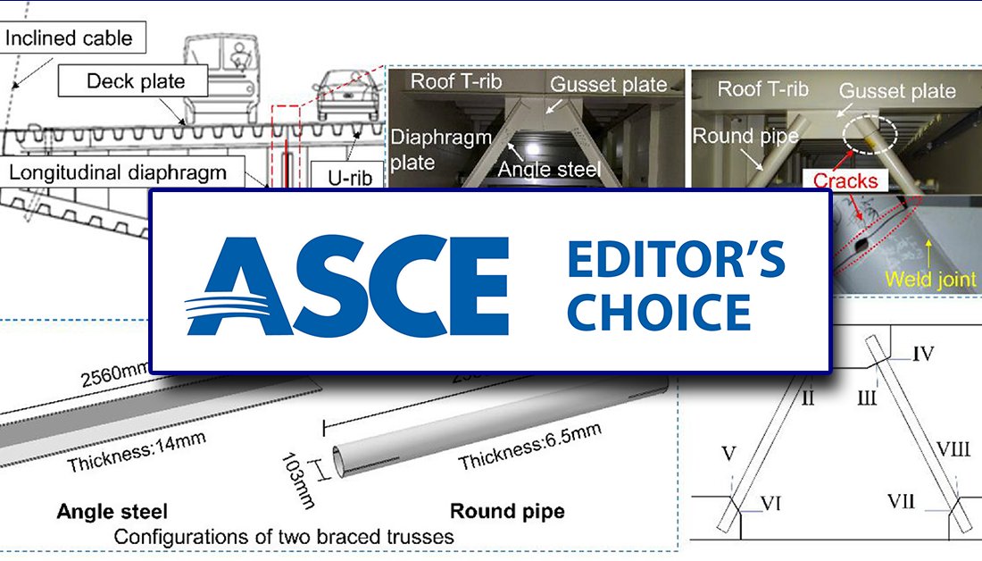 🌉 These bridge engineers are on a mission to combat fatigue cracks! Learn about two retrofit strategies that will keep cable-stayed bridges strong. #BridgeSafety Free access through May 31: doi.org/10.1061/JPCFEV…