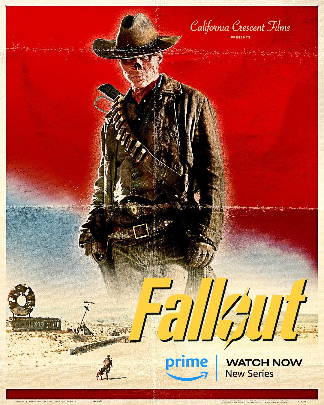 Walton Goggins in nieuwe Fallout poster op Amazon Prime Video 