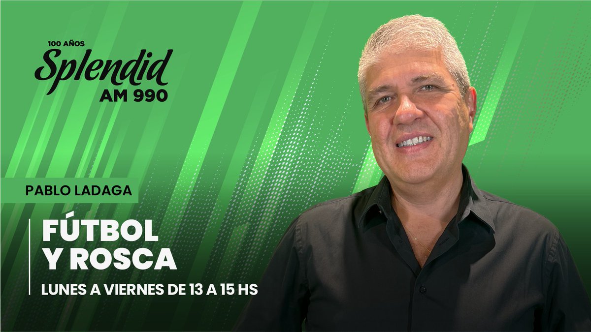 📻 ¡No te pierdas #FútbolyRosca! Conduce @pabloladaga junto a @dtrillini y @OscarMartinezOK! 👉 De L a V de 13 a 15 hs. 📲 Te leemos al 113828 0990 💻 Escuchanos por la App Splendid AM 990 o en splendidam990.com