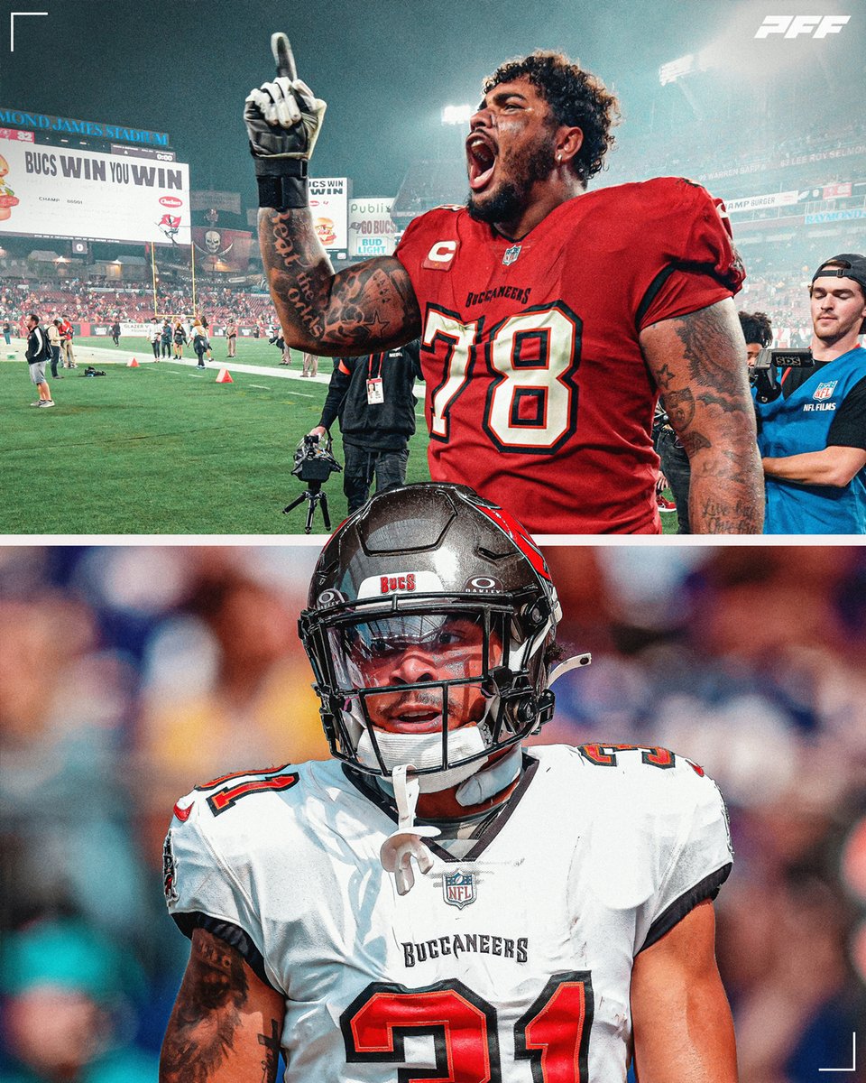 Tristan Wirfs: 91.0 career PFF Grade
Antoine Winfield Jr: 91.0 career PFF Grade

They are tied-4th for the highest-graded players in the 2020 draft class 💎📈
