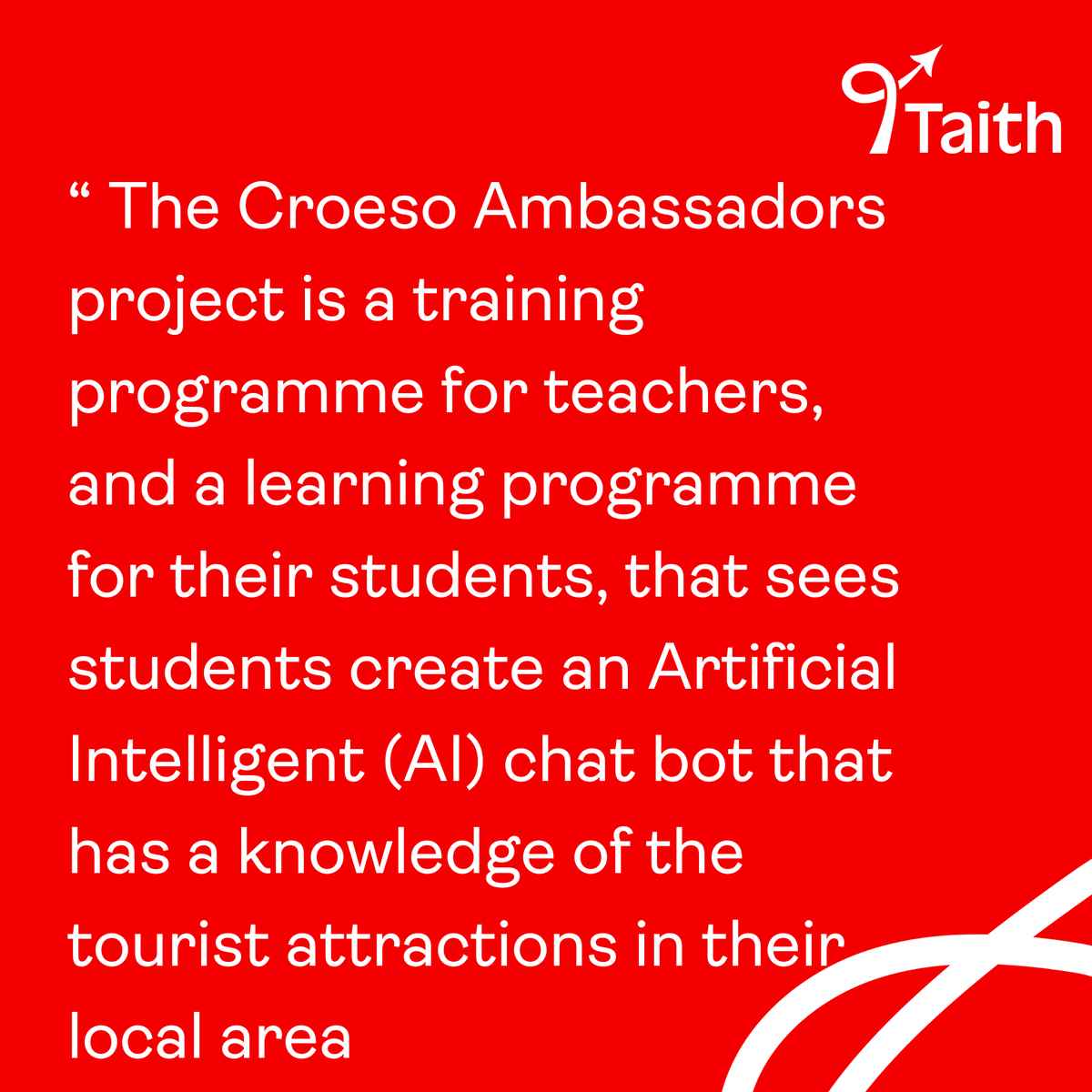 It's #WorldHeritageDay! Penyrheol Primary School in #Swansea are working on a #Taith Pathway 2 project focused on developments in education in #Wales and using AI to provide knowledge on local tourist attractions.   #heritageday #culturaltourism