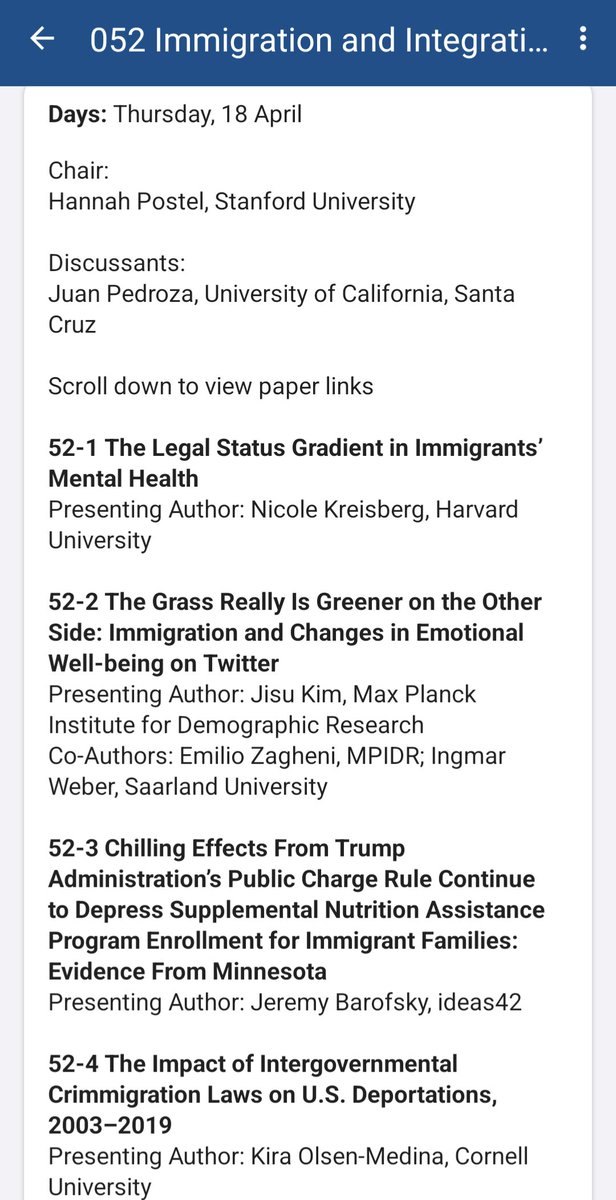 Sociologist5's tweet photo. In a session on immigration and integration at #PAA2024. https://t.co/h5TDFZquHe