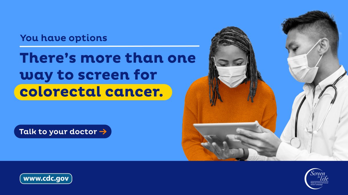 Getting screened for colorectal cancer may not sound pleasant, but it can help prevent cancer. There are several screening test options; some you can even do from home. Talk to your doctor to decide which is best for you. bit.ly/49cOiJQ