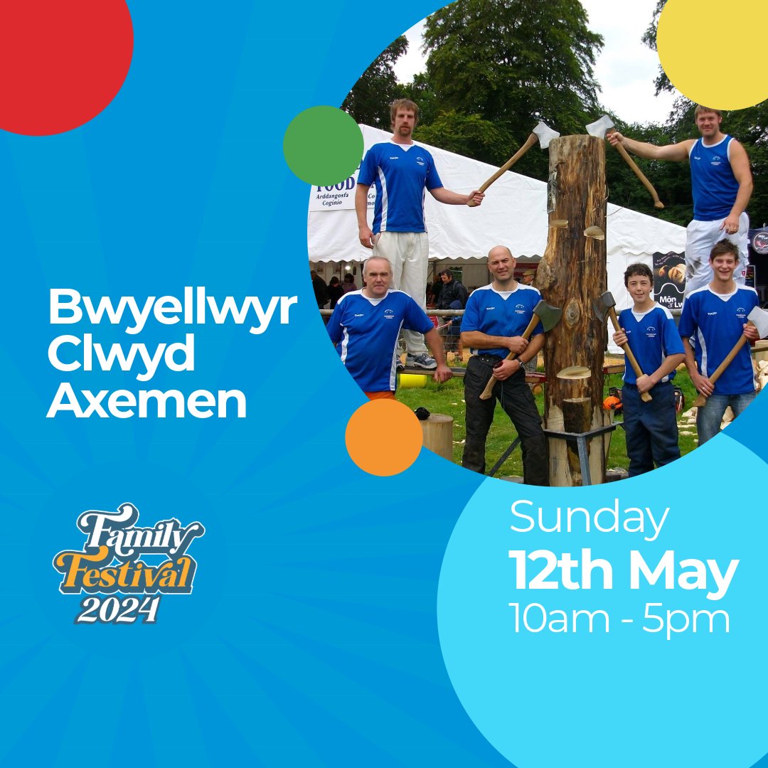 📢 FAMILY FESTIVAL ENTERTAINMENT ACT 📢 We are excited to have the Bwyellwyr Clwyd Axemen at our annual Family Festival on Sunday 12th May. Book your ticket here 🎉reaseheath.ac.uk/familyfestival #WeAreReaseheath #ReaseheathFamFest24