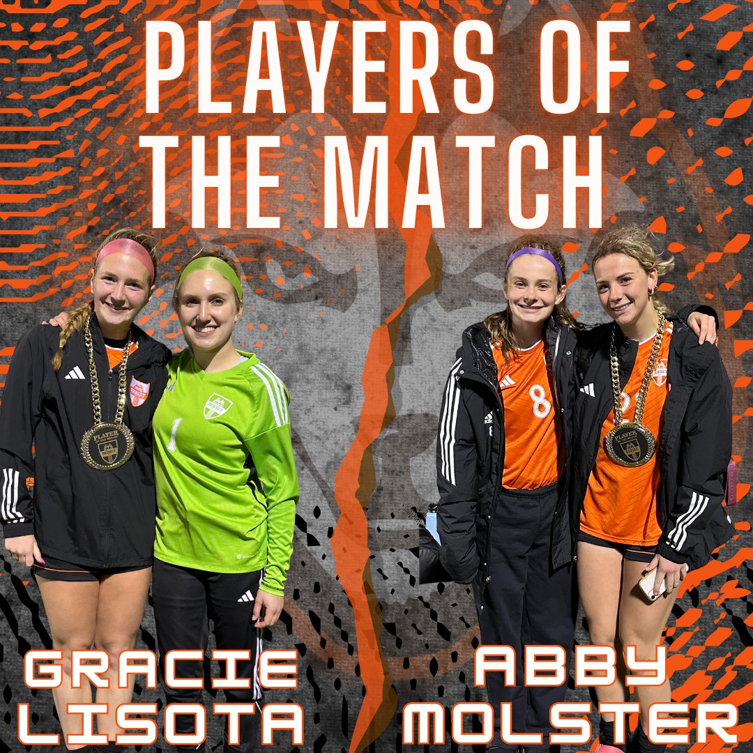 Scoring 2 GOALS &amp; tallying an assist vs. Hoffman, GRACIE LISOTA (w/ buddy Sam Fetzer) is awarded the PLAYER OF THE MATCH!

With her dominate defensive play and outstanding effort vs. Palatine, ABBY MOLSTER (w/ buddy Emily Barrett)is awarded the PLAYER OF THE MATCH!