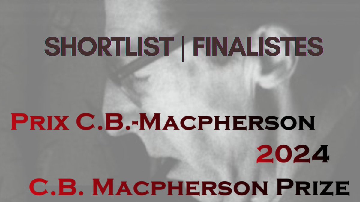 🇨🇦 CPSA-ACSP 🇨🇦 (@cpsa_acsp) on Twitter photo Prix-CB Macpherson 🔴🪅😊Congrats to the shortlisted!
@GoodmanRob1n <a href="/Tom_Malleson/">Tom Malleson</a> M Philips <a href="/UTM_PolSci/">UTM Political Science</a> J St Pierre <a href="/uabpols/">Political Science, University of Alberta</a>
CITATIONS conta.cc/44c6l11
Jury A Afsahi <a href="/UBCPoliSci/">UBC Political Science</a> M Mahdavi-Ardekani <a href="/uabpols/">Political Science, University of Alberta</a> <a href="/SophieBourgault/">Sophie Bourgault</a>
Winner 👉2024 Prez Dinner June 13 Prix-CB Macpherson 🔴🪅😊Congrats to the shortlisted!
@GoodmanRob1n <a href="/Tom_Malleson/">Tom Malleson</a> M Philips <a href="/UTM_PolSci/">UTM Political Science</a> J St Pierre <a href="/uabpols/">Political Science, University of Alberta</a>
CITATIONS conta.cc/44c6l11
Jury A Afsahi <a href="/UBCPoliSci/">UBC Political Science</a> M Mahdavi-Ardekani <a href="/uabpols/">Political Science, University of Alberta</a> <a href="/SophieBourgault/">Sophie Bourgault</a>
Winner 👉2024 Prez Dinner June 13