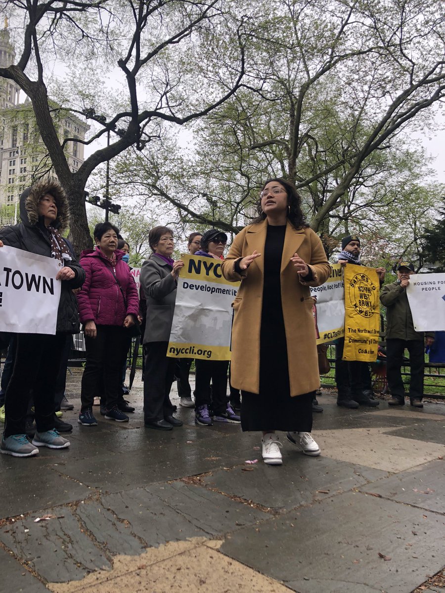 NYCCLI's tweet photo. Our @NYCComptroller @nycpa and @NYCCouncil Progressives are here in full force to support community control of land and housing! https://t.co/ILWge61RNY