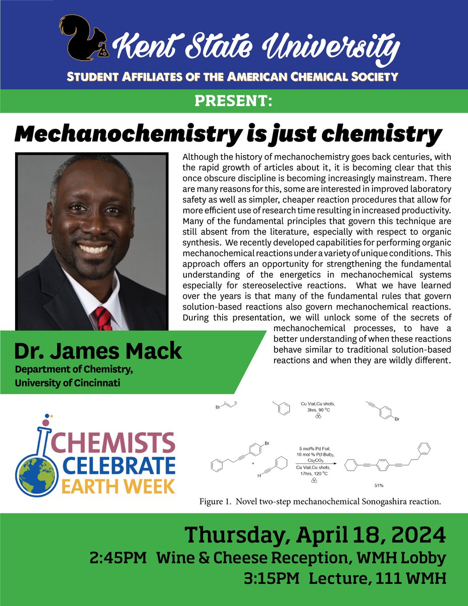 As part of our 1st annual Honors Symposium, Dr. James Mack (U. of Cincinnati) will be presenting our SAACS wine and cheese colloquium today. The wine and cheese reception will be held in the Williams Hall lobby at 2:45 p.m., followed by his talk at 3:15 p.m. in 111 Williams Hall.