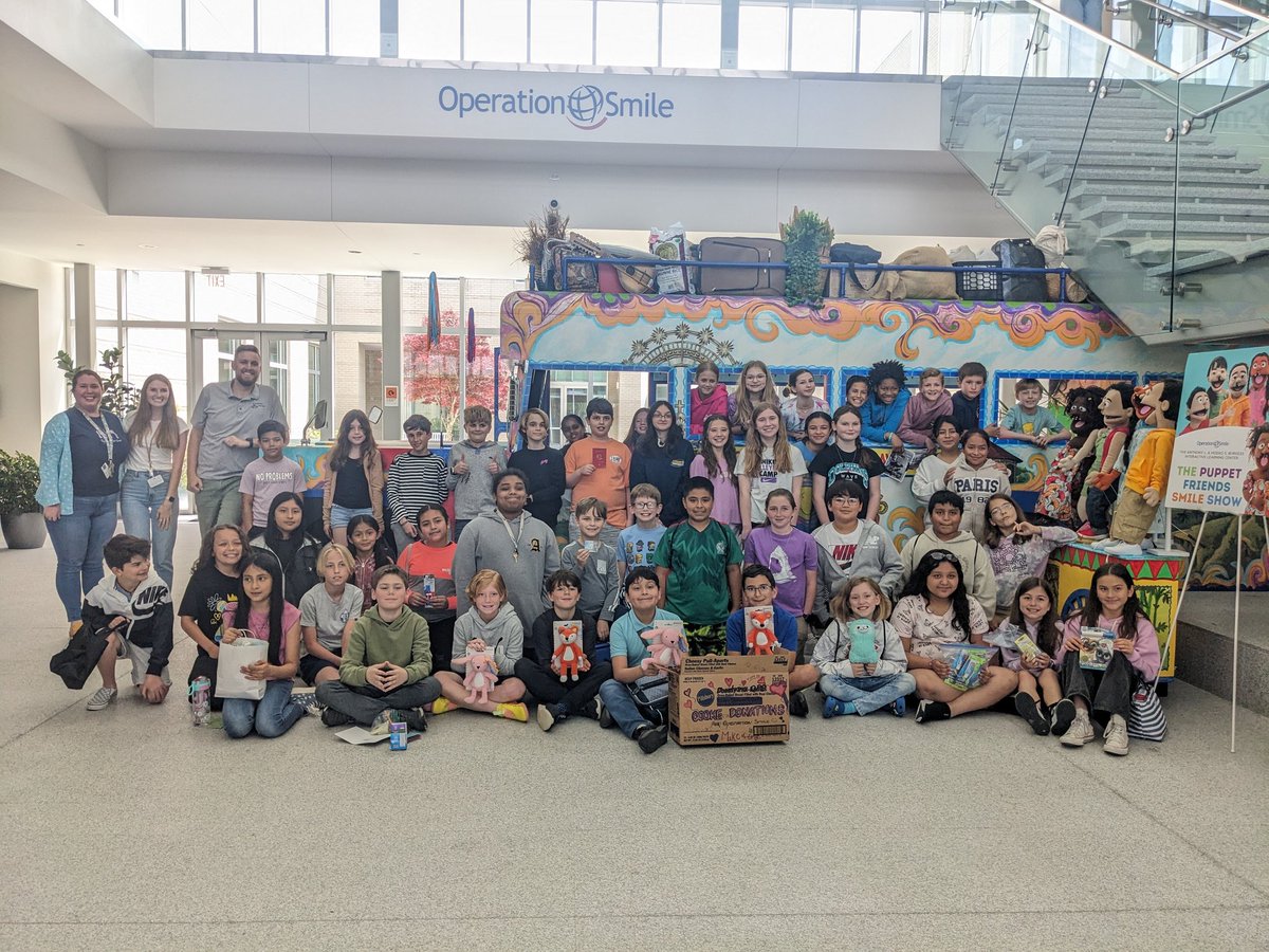BernsTeacher's tweet photo. @WTCookeSchool had a great time at @operationsmile. Changing lives one smile at a time. 

@MsCampbelll https://t.co/9JfLlZqR15