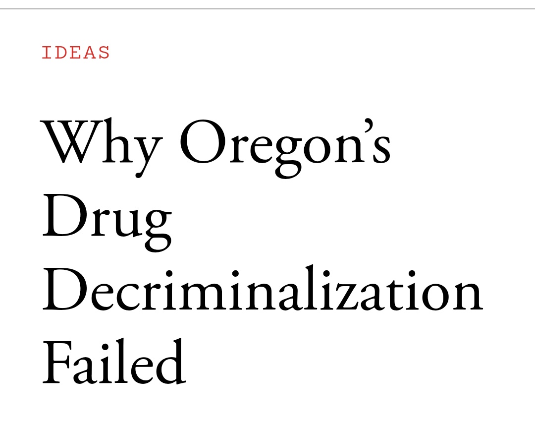 NDP Eby has a real world drug decriminalization example just south of the border in Oregon. It failed. So is BCs plan. In October BC voters need to #EvictEby #bcpoli #Surreybc