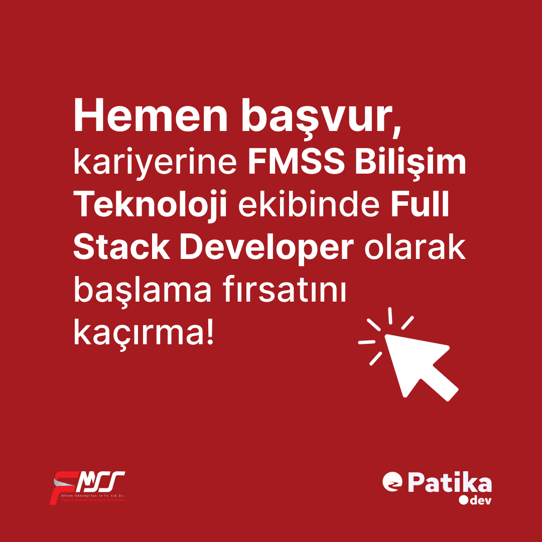 FMSS Bilişim Teknoloji işbirliği ile ücretsiz Full Stack Bootcamp başlıyor! 🥳

FMSS Bilişim Teknoloji müşterilerinin kompleks bilgi, programlama, telekomünikasyon ve mühendislik sistemleri için iş çözümleri yaratmaktadır.

🔗 patika.dev/bootcamp/fmss-…

Hemen başvur, kariyerine