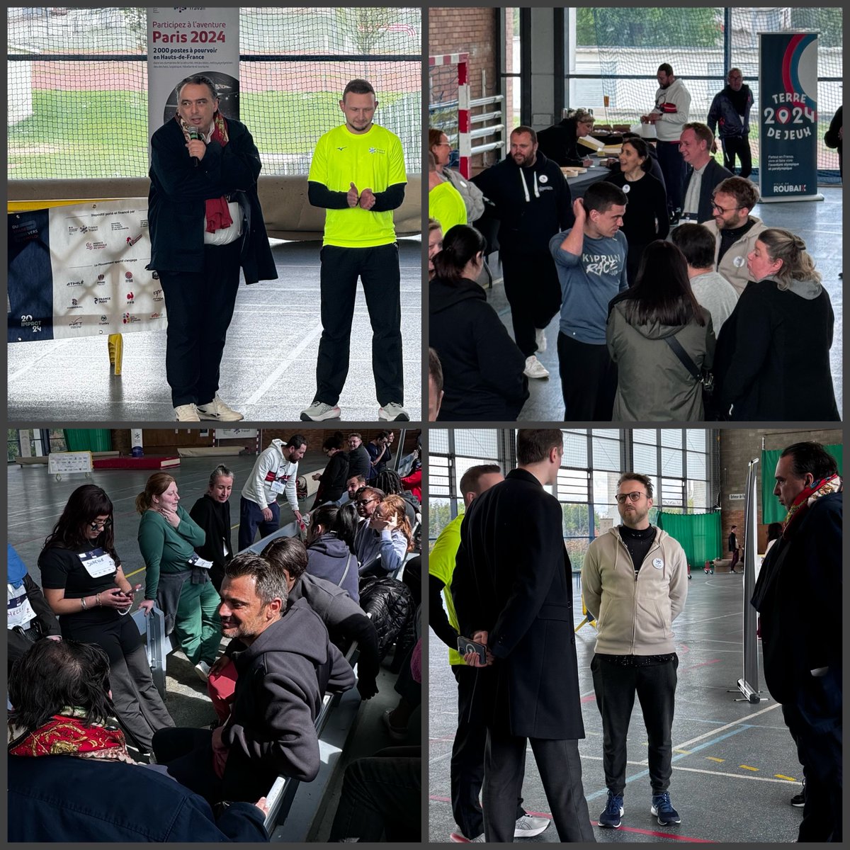 Passionnant échange au ' Stade vers l'emploi ' 🏃‍♂️💼 Rencontrer des jeunes talentueux et passionnés prêts à transformer leurs compétences sportives en opportunités professionnelles, c'est ça l'avenir de l'emploi à Roubaix! 🌍 Ensemble, faisons du sport un tremplin pour l'emploi!