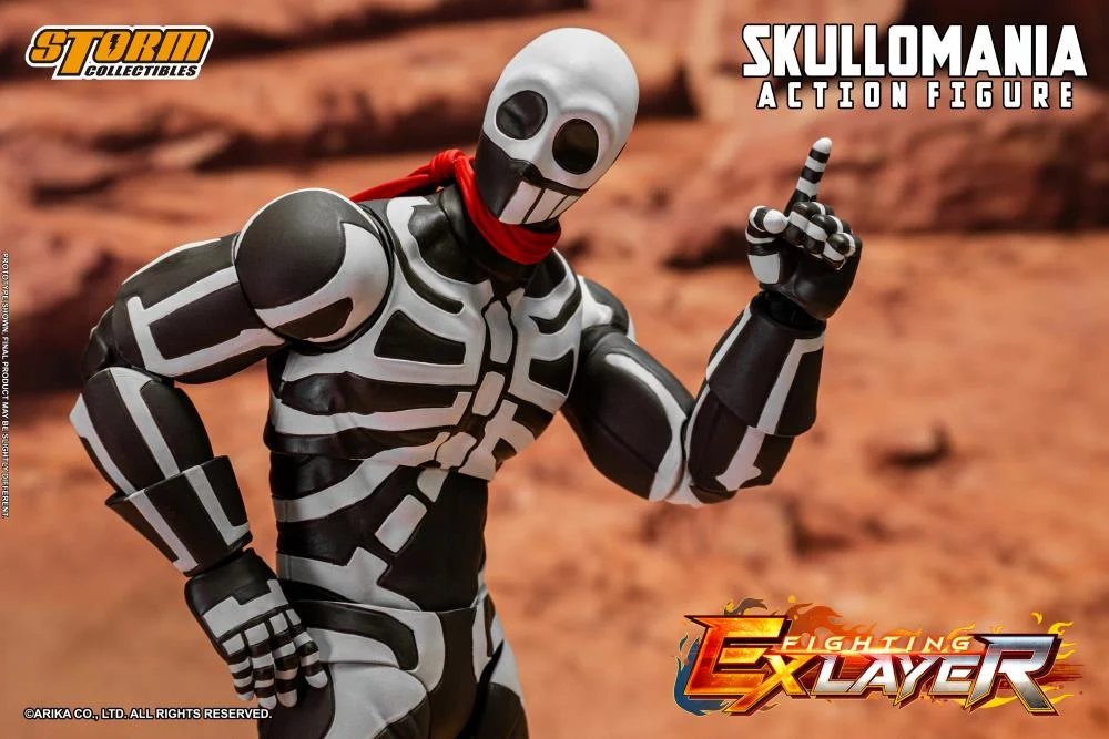 Wario64's tweet photo. Fighting EX Layer Skullomania 1/12 Scale BBTS Exclusive Action Figure up for preorder at BBTS ($62.99) https://t.co/iftOMHYdyc https://t.co/SRYh78nR3T