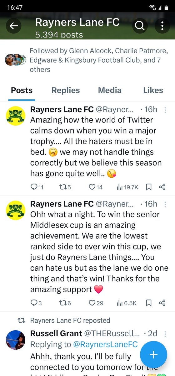 Russellnonl's tweet photo. @RaynersLaneFC @RaynersLaneFC what's happened to these posts 🤔 https://t.co/aeVjAZBkDB