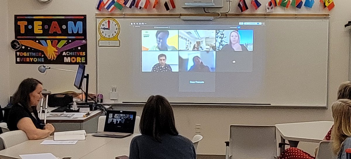 REEPworld's tweet photo. REEP teachers integrate online platforms to extend learning opportunities for students and strengthen their digital resilience. This week, teachers completed a training from National Geographic on the Spark platform used with Stand Out, soon to be piloted at REEP. https://t.co/k7FwR9I5Ch